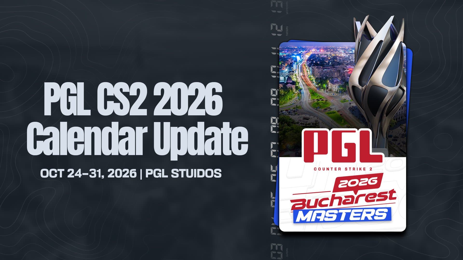 PGL perkelia 2026 metų CS2 renginį į Bukareštą: pristatytas „PGL Masters Bucharest“ — Esportas.net