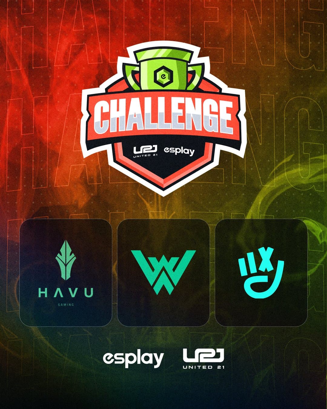 Fingers Crossed dalyvaus „United21 x Esplay Challenge #1“ Švedijoje